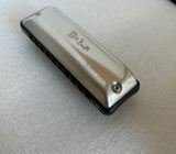 Holiday Special! Bushman John Lee Original 10 Hole Diatonic Harmonica Keys Low F, G, A, C, or F. Includes Free USA Shipping