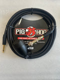 BlowsMeAwayProductions Bulletini with Volume Control, SwitchCraft Adapter, & 10 Foot "Black In Black" Pig Hog Instrument Cable Combo. Includes Free USA Shipping