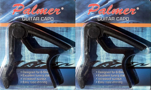 Palmer Guitar Capo (2 Pack). Includes Free USA Shipping