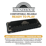 Bushman Roundhouse Harmonica. Includes Free USA Shipping