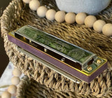 Custom Harmonicas by Dennis Fischette. Hohner Marine Band Deluxe.  Includes Free USA Shipping