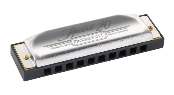 Custom Harmonicas by Dennis Fischette Hohner 560 Special 20. Includes Free USA Shipping