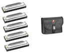 Hohner SPC20 Special 20 (Torx Style) 5 Piece Set with Joey Knows Pouches C5 Case(You Pick The Keys). Includes USA Shipping