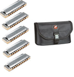 Suzuki Manji 5 Piece Set with Joey Knows Pouches C5 Case Keys G, A, Bb, C, D. Includes USA Shipping