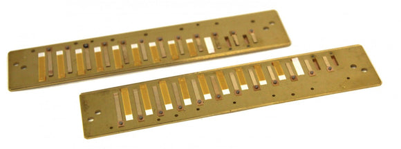 Hohner Chromonica 270 Deluxe Reed Plates RP7540C. Includes Free USA Shipping.