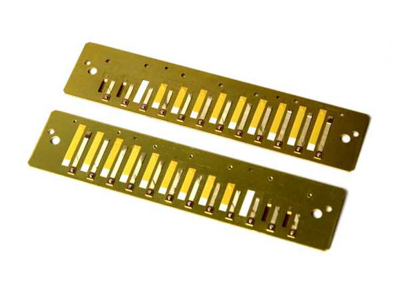 Hohner Discovery 48 and Xpression Reed Plates Key of C TM10506 RP7542C. Includes Free USA Shipping