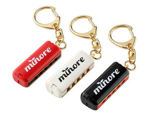Suzuki Minore 5 Hole Mini Harmonica with Key Chain Key of C