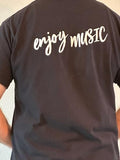 Hohner Cotton Short Sleeve Crew "Enjoy Music Logo" T-Shirt HNS5. Includes Free USA Shipping