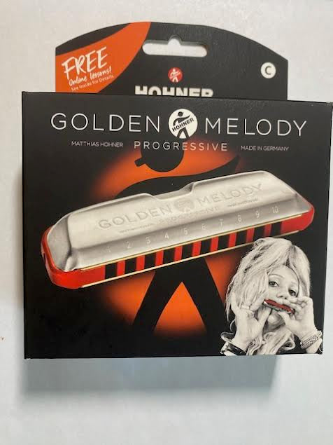 Hohner Golden Melody Harmonica En Si – Accord Tempérament Égal, Son Chaleureux & Puissant, Confort Optimal Pour Tous Styles