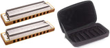 Hohner 1896 Marine Band 2 Piece Set with Hohner C7 Case YOU PICK THE KEYS free USA shipping
