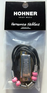 Hohner 38N Mini Harmonica Necklace Chrome Key of C Includes Free USA Shipping