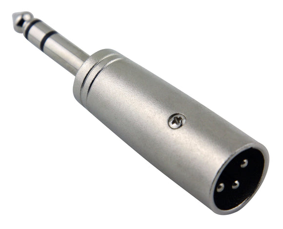 Pig Hog Solutions - XLR(M) - TRS(M) Adapter includes Free US Shipping
