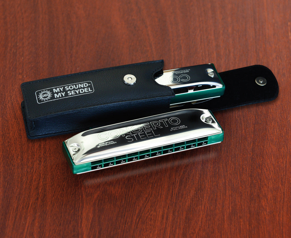 Seydel Concerto Steel Octave Harmonica 31401 includes Free