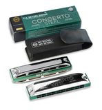 Seydel Concerto Steel Octave Harmonica includes Free USA Shipping