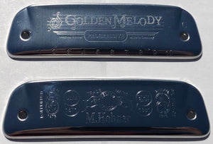 Hohner Golden Melody 542 Cover Plates Stamped C