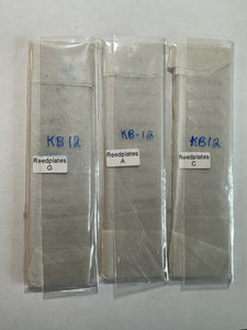 Kongsheng Chromatic Harmonica KB-12 Reed Plates. Includes Free USA Shipping