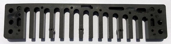 Stock Comb for Brendan Power Lucky 13 Bass Blues Harmonica key of G includes Free USA Shipping