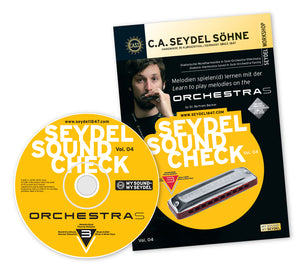 Seydel Soundcheck Vol. 4 - ORCHESTRA S - Tutorial without harmonica.  40006 Free USA shipping.