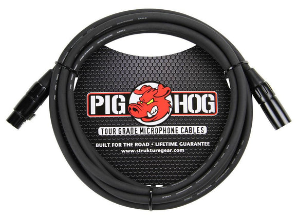 Pig Hog 8mm Mic Cable, 15ft XLR PHM15 Includes FREE USA SHIPPING.