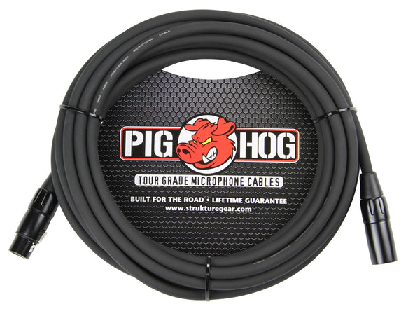 Pig Hog 8mm Mic Cable, 30ft XLR PHM30 Includes FREE USA SHIPPING.