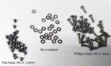 M1.4 Screws and Washers Pack of 16