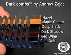 Andrew Zajac Custom Harmonica Combs In Various Colors