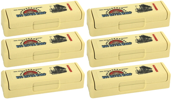 Hohner Spare Big River Plastic Cases 6 Pack Free USA Shipping