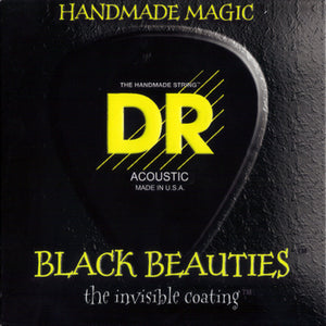 DR Black Beauties Coated Acoustic Guitar Strings