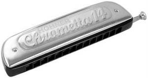 Hohner Chrometta 14 #257 Key of C includes Free USA Shipping