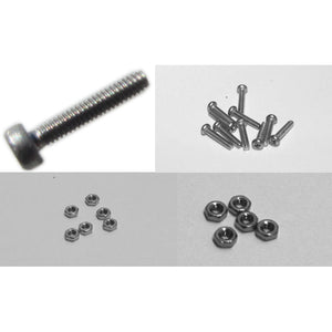 Reed Plate Screws and Nuts Mix Pack Diatonic M1.6 and M2 ( 80 pc ) Includes Free USA shipping